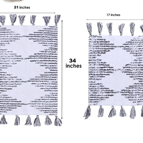 New Set of 2 Cotton Rugs - Picture 3 of 4